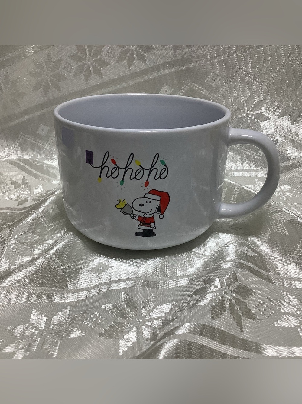 Snoopy and Woodstock Soup Mug  Christmas Holidays